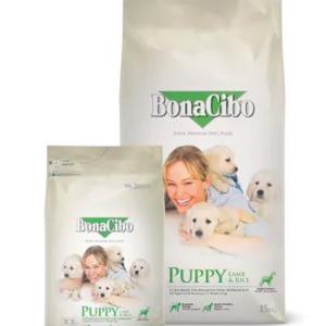 BONACIBO 15KG PUPPY LAMB & RICE ZÖLD HYPOALLERGENIC SZUPER PRÉMIUM ELEDEL