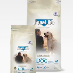 BONACIBO. 4KG ADULT DOG (CHICKEN&RICE; W ANCHOVY  KÉK HYPOALLERGENIC SZUPER PRÉMIUM ELEDEL