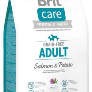 BRIT CARE 3KG SKINCOAT ADULT SALMON GF