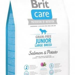 BRIT CARE 3KG SKINCOAT JUNIOR LB SALMON 8872 VKÉK POTATO