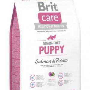 BRIT CARE 3KG SKINCOAT PUPPY SALMON GF POTATO SZÁRAZTÁP KUTYA