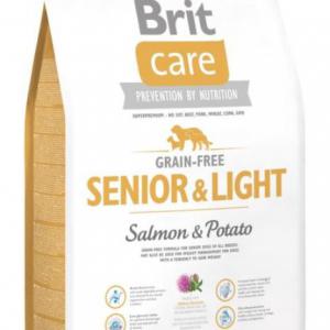 BRIT CARE 3KG SKINCOAT SENIORLIGHT SALM POTATO