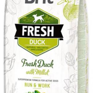 Brit Fresh 12kg Duck With Millet Active Run Work Száraztáp Kutya