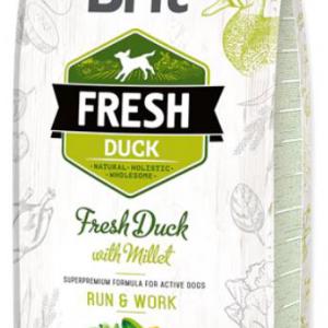 BRIT FRESH 12KG DUCK WITH MILLET ACTIVE RUN WORK SZÁRAZTÁP KUTYA