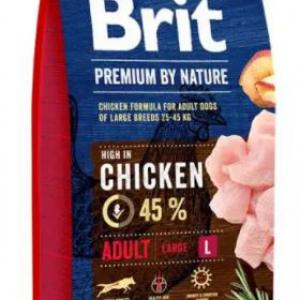 BRIT PREMIUM 15KG ADULT LARGE 26468 SZÁRAZTÁP KUTYA