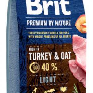 BRIT PREMIUM 15KG LIGHT TURKEY 26604 SZÁRAZTÁP KUTYA