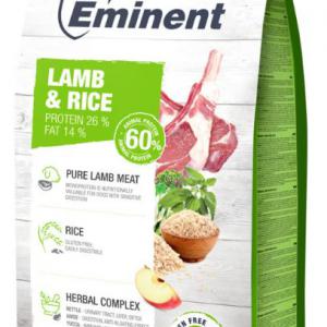 Eminent Kutya Adult Lamb&Rice; 15+2kg Zöld Prémium Száraztáp +Prebiotikumok