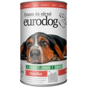 Eurodog marhás konzerv 1240g