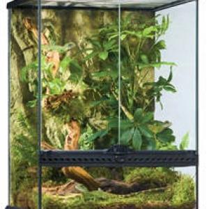 Exo-Terra Small Tall Terrarium - Dekoratív kivitelű üvegterrárium (45x45x60cm)