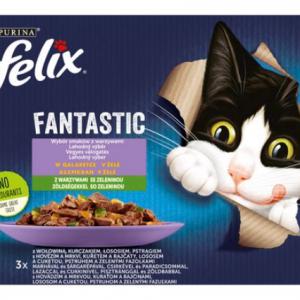 Felix Fantastic 12x85g Házias Válogatás Zöldség  Aszpikban