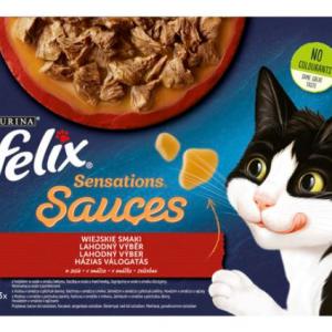 Felix Sensation 12x85g Sauces Házias Válogatás Szószban