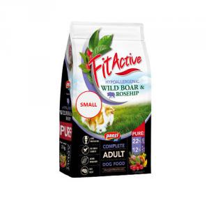 FitActive PURE 3kg Hypoallergenic Wild Boar&Rosehip; (vaddisznó, csipkebogyó) - SMALL
