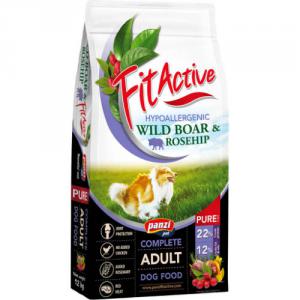 FitActive PURE SMALL 12kg Hypoallergenic WILD BOAR - ROSEHIP