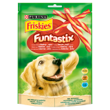 Friskies Funtastix bacon és sajt ízesítésű kiegészítő állateledel felnőtt kutyák számára 175 g