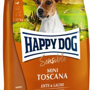 Happy Dog Sensible MINI Toscana 4kg Száraztáp Kutya kacsás