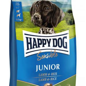 HAPPY DOG SUPREME SENSIBLE 10KG JUNIOR LAMM REIS SUPREMESZÁRAZTÁP