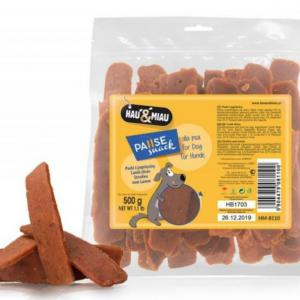 HAU & MIAU SNACK BÁRÁNYHÚS FILÉ 500G JUTALOMFALAT