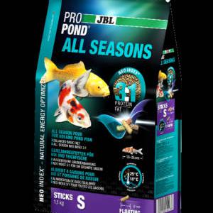 JBL ProPond All Seasons (S) - pond táplálékok - kerti tavakba kisméretű díszhalak részére (2,2kg/12l)