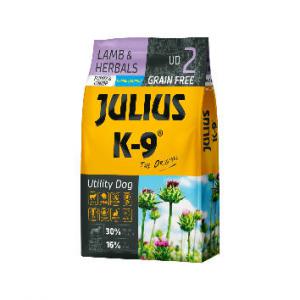 JULIUS K-9 UD2 Puppy Utility Dog Hypoallergenic Lamb&Herbals; (bárány&gy;ógynövény) 10kg - Gabonamentes száraztáp, kölyök kutyák részére
