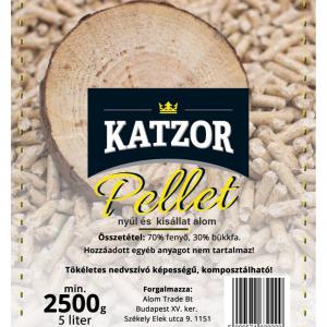 KATZOR FAPELLET ALOM 5L NYÚL ÉS KISÁLLAT ALOM MIN. 2500G