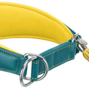 KT25.Trixie Active Comfort nyakörv agaraknak, XS-S:24-31cm/50mm, sárga/benzin