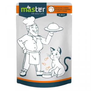 Master Cat Alutasakos macskaeledel felnőtt macskáknak - szárnyas 80g