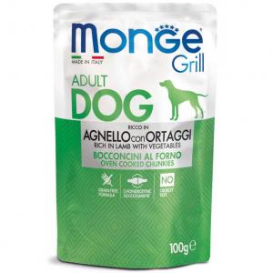 MONGE Dog Grill Bárány-zöldség 100g