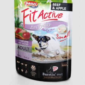 Panzi FitActive Everyday Small Adult (marha,alma) száraztáp - Kistestű felnőtt kutyák részére (300g)