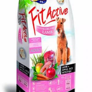 Panzi FitActive Hypoallergén Lamb Adult (bárány,rizs,alma) száraztáp - Ételallergiás felnőtt kutyák részére (4kg)