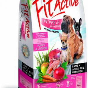 Panzi FitActive Hypoallergén Puppy Lamb (bárány,rizs,alma) száraztáp - Kölyök kutyák részére (15kg)