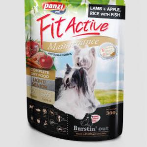 Panzi FitActive Hypoallergenic Lamb Maintenance Adult (bárány,rizs,alma) száraztáp - Ételallergiás, felnőtt kutyák részére (300g)