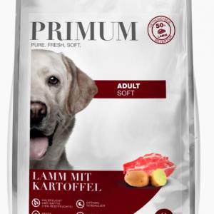 PRIMUM Soft 5kg Bárány burgonya puha kutyatáp LAMM ízletes, félpuha eledel felnőtt kutyák számára