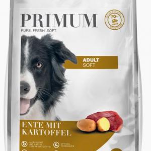PRIMUM Soft 5kg KACSA burgonya puha kutyatáp ENTE ízletes, félpuha eledel felnőtt kutyák számára