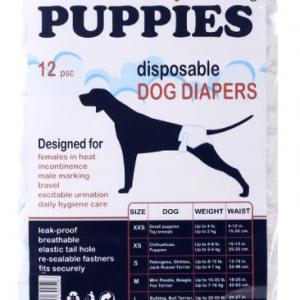 Puppies 12db L tüzelőbugyi pelenka 16-25kg diapers 50-68cm