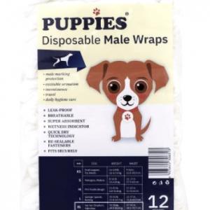 Puppies KAN L kutya Pelenka 12db-os MALE wraps