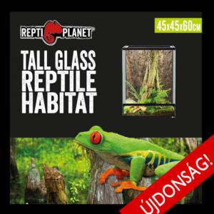 Repti Planet Tall Glass Reptile Habitat - Magas, üveg terrárium (45x45x60cm)