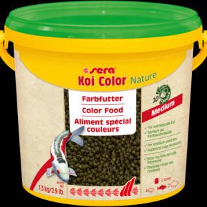 Sera Koi Color Nature Medium - granulátum táplálék tavihalak részére (3,8liter/1,3kg)