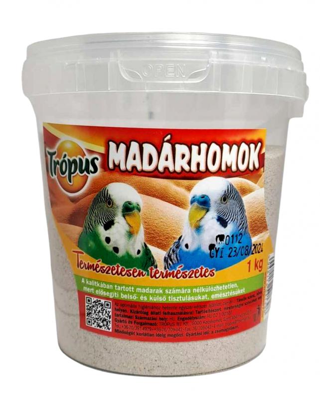 TRÓPUS Madárhomok 1kg Vödrös