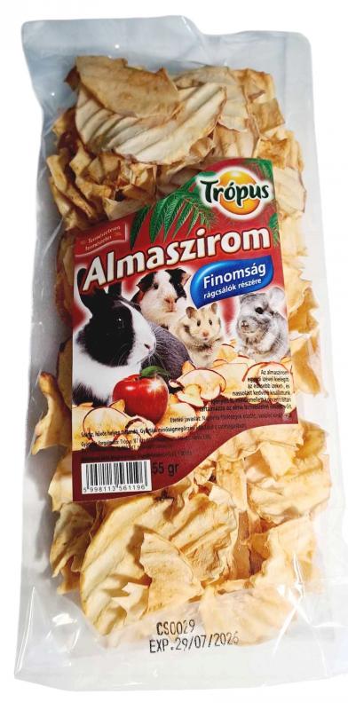 TRÓPUS Rágcsáló Finomság Almaszirom 55g