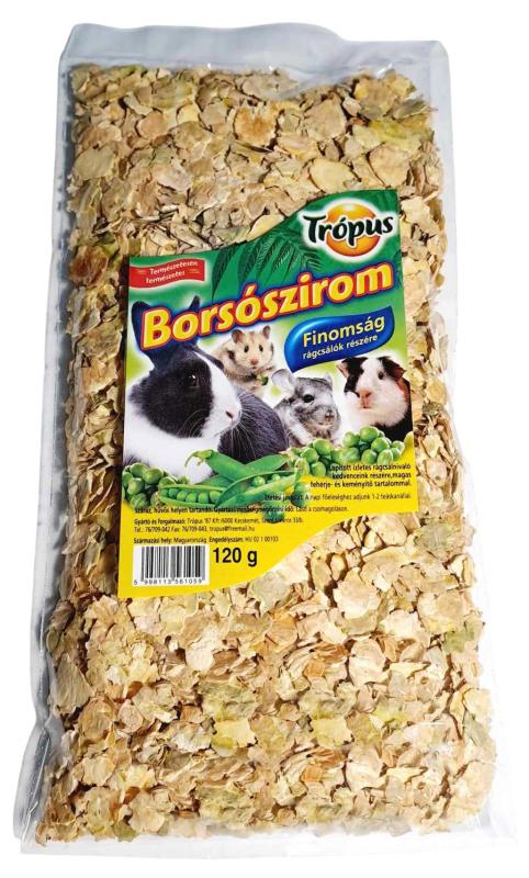 TRÓPUS Rágcsáló Finomság Borsószirom 130g