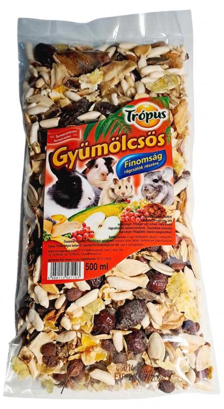 TRÓPUS Rágcsáló Finomság Gyümölcsös 140g