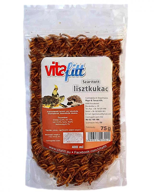 VITAFITT SZÁRÍTOTT LISZTKUKAC 400ML 75G TEKNŐSNEK SÜNNEK