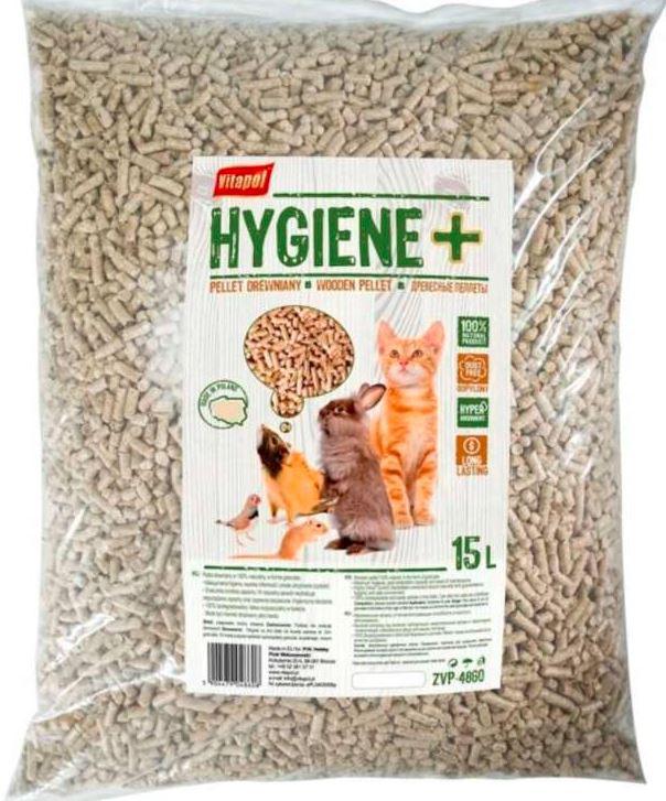 VITAPOL PELLET 15L HYGIENE+ 100% FAPELLET 4860 (~10KG) FENYŐFA