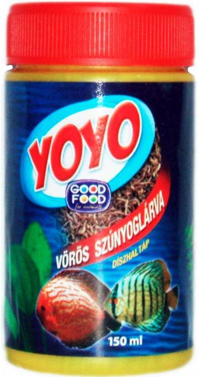 YOYO VÖRÖS SZÚNYOGLÁRVA 150ML HALTÁP