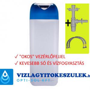 EconomySoft 100 ECO VB34  "OKOS" vízlágyító, gazdaságosabb vezérlőfejjel, 25 liter gyanta tartalom, 3/4" csatlakozás