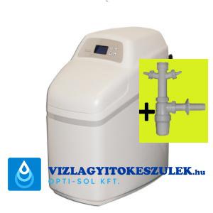 Euro-Clear RainWater 12 (RW12) vízlágyító berendezés; "OKOS" vezérlőfejjel, 12,5 liter gyanta,  3/4", by-passal
