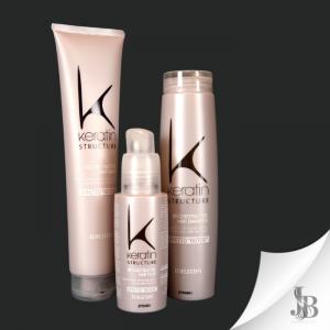 Keratin structure Hajújraépítő pakolás 175ml