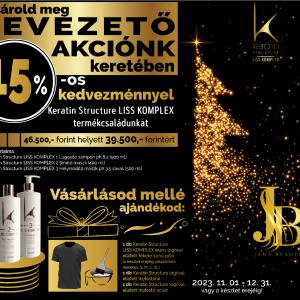 KERATIN STRUCTURE - LISS KOMPLEX HAJEGYENESÍTŐ KEZELÉS - TELJES SZETT