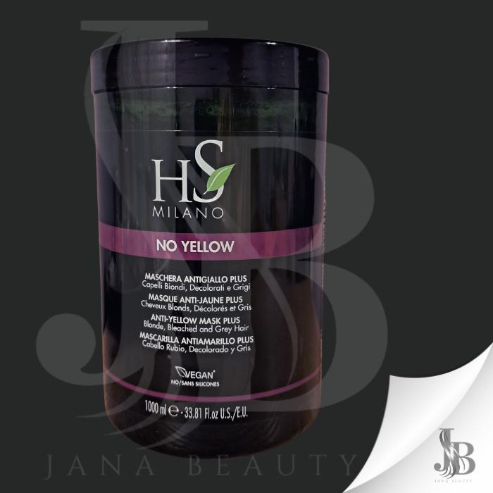HS MILANO Blonde  No yellow - maszk a szőke, szőkített és ősz haj ápolására 1000 ml