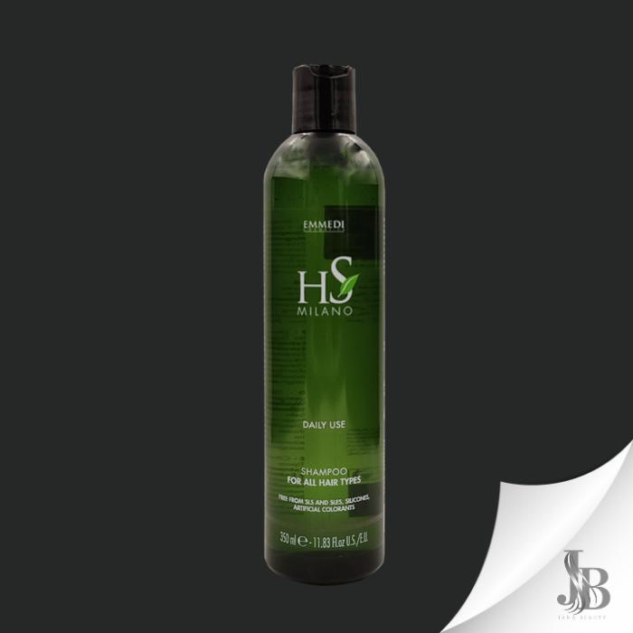 HS MILANO Daily use - Sampon gyakori hajmosáshoz édesmandula olajjal (350 ml)